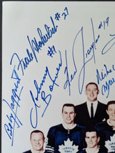 Load image into Gallery viewer, 1967 Autographed Signed Toronto Maple Leafs Stanley Cup Team Photo Hockey VTG