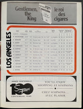 Load image into Gallery viewer, 1972 Montreal Canadiens vs. Los Angeles Kings Signed Program Autographed x6 LOA