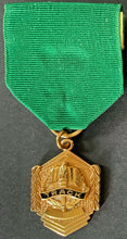 Load image into Gallery viewer, 1968-69 Vintage Track Medal + Green Ribbon + Original Display Case Antique