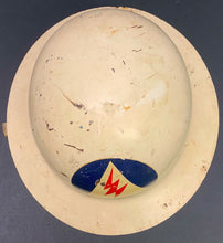 Load image into Gallery viewer, WWII Civil Defense Messenger Helmet Complete Liner & Chinstrap USA Military