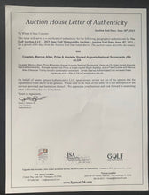 Load image into Gallery viewer, 1992 Masters Champion Fred Couples Autographed Augusta National Club Scorecard