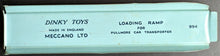 Load image into Gallery viewer, Meccano Ltd. Dinky Toys Vintage 994 Loading Ramp Pullmore Car Transporter