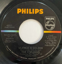 Load image into Gallery viewer, 1964 Vintage Frankie Valli Four Seasons Rag Doll Silence Is Golden Vinyl Record