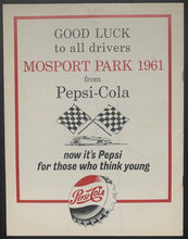 Load image into Gallery viewer, 1961 1st Ever Mosport Players 200 Formula Race Program Streling Moss Jo Bonnier