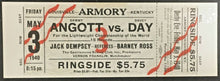 Load image into Gallery viewer, 1940 Angott vs Day Jack Dempsey Lightweight Championship Fight Boxing Ticket