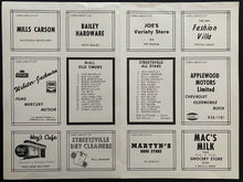 Load image into Gallery viewer, April 2nd 1966 NHL Old Timers Hockey Program vs Streetsville All Stars Vintage