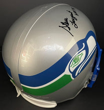 Load image into Gallery viewer, Steve Largent Seattle Seahawks Signed Full Size NFL Football Helmet Fanatics