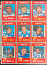 Load image into Gallery viewer, 1971 O-Pee-Chee OPC CFL Football Complete Set 1-132 Cards Rookie Theismann RC