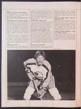 Load image into Gallery viewer, 1981-1982 Season Vintage NHL Hockey Winnipeg Jets Magazine Dave Babych on Cover