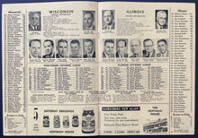 Load image into Gallery viewer, 1955 University Of Illinois Fighting Illini vs Wisconsin Badgers NCAA Program