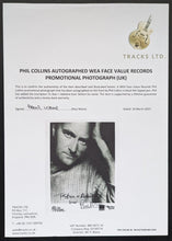 Load image into Gallery viewer, Original Autographed Phil Collins 8x10 Photo Signed LOA Genesis WEA Records