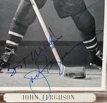 Load image into Gallery viewer, 1964 John Ferguson Signed Beehive NHL Hockey Photo Autographed Canadiens JSA