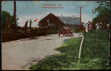 Load image into Gallery viewer, c1910 Lowell Auto Races In USA Vintage Racing Postcard Early Automotive History
