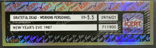Load image into Gallery viewer, 1987 Grateful Dead - Working Personnel Pass New Years Eve iCert