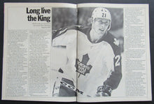 Load image into Gallery viewer, 1982 Maple Leaf Gardens 50th Anniversary NHL Program Toronto Leafs vs Rockies