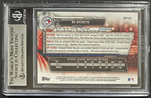 Load image into Gallery viewer, 2017 Bowman Topps Bo Bichette Prospects Autographed Slabbed BP142 Beckett MLB