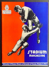 Load image into Gallery viewer, 1935 University Of Toronto vs University Of Western Ontario Football Program