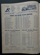 Load image into Gallery viewer, 1952 6th Annual NHL All Star Game Hockey Program Detroit Olympia Stadium Richard