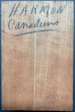 Load image into Gallery viewer, 1940s Glen Harmon JD McCarthy Postcard Printing Block NHL Hockey Canadiens Rare