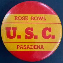 Load image into Gallery viewer, 1967 Rosebowl Pinback Buttons Original Purdue vs USC NCAA Sports Football