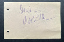Load image into Gallery viewer, 1940's Ballet Star Lucie Saronova Vintage Autographed Signed Album Page Cut