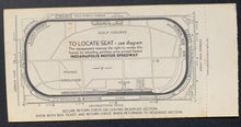 Load image into Gallery viewer, 1969 Indy 500 Ticket + Starting Positions Scoresheet Indianapolis Mario Andretti