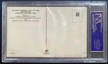 Load image into Gallery viewer, 1964 Cooperstown Baseball HOF Plaque Post Card Signed Bobby Doerr PSA/DNA