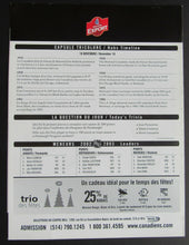 Load image into Gallery viewer, 2002 Bell Center NHL Scorecard + Ticket Montreal Canadiens - Pittsburgh Penguins