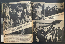 Load image into Gallery viewer, 1964 No 1 The Beatles Around The World Magazine Vintage Fab 4 Lennon McCartney