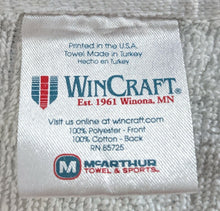 Load image into Gallery viewer, 2019 NBA Finals Golden State Warriors Game Used Towel Strength In Numbers