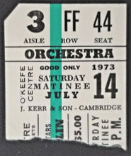 Load image into Gallery viewer, 1973 George Carlin Modern Jazz Quartet Concert O'Keefe Centre Ticket Stub Vtg
