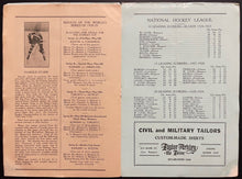 Load image into Gallery viewer, 1929-30 NHL Playoff Program New York Rangers Ottawa Senators Newsy Lalonde