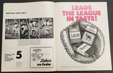 Load image into Gallery viewer, 1972 Milwaukee County Stadium MLB Program Brewers vs Detroit Tigers Baseball