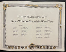 Load image into Gallery viewer, 1913-14 New York Giants/Chicago White Sox World Tour Program Vintage Baseball