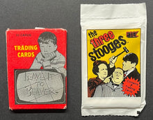 Load image into Gallery viewer, 2 Sealed Pacific Trading Card Packs 1983 Leave It To Beaver + 1985 Three Stooges