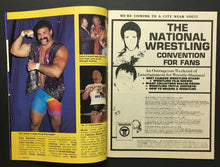 Load image into Gallery viewer, 1987 Wrestling Ringside Magazine Honky Tonk Man Vintage WWF Photos Dingo Warrior