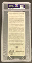 Load image into Gallery viewer, 2017 NHL Centennial Classic Full Ticket Toronto Maple Leafs vs Red Wings PSA 9