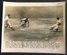 Load image into Gallery viewer, 1950 New York Yankee Stadium Press Photo MLB Baseball Phillies Phil Rizzuto