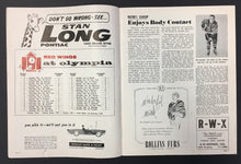 Load image into Gallery viewer, 1963 Detroit Red Wings Playoff Program vs Chicago Blackhawks NHL Hockey Game 4