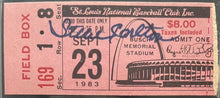 Load image into Gallery viewer, 1983 Cardinals vs Philadelphia Phillies Steve Carlton Win #300 Ticket PSA