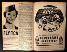 Load image into Gallery viewer, 1960 Maple Leaf Gardens Chicago Blackhawks Leafs VTG HKY Program Bert Olmstead