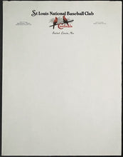 Load image into Gallery viewer, 1930's St. Louis Cardinals Sportsmans Park Unused Letterhead MLB Baseball