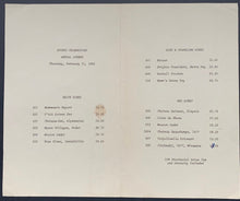 Load image into Gallery viewer, 1982 Conn Smythe Sports Dinner Program Autographed Harold Ballard Signed JSA