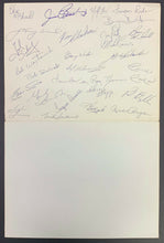 Load image into Gallery viewer, 1975-76 Indianapolis Racers Team Issued Photo + Christmas Card Hockey Facsimile