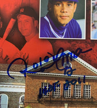 Load image into Gallery viewer, 2011 Baseball Hall of Fame Yearbook Roberto Alomar Jr Autographed Signed + Patch