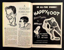 Load image into Gallery viewer, 1959 Maple Leaf Gardens NHL Hockey Program VTG Leafs vs Rangers Bert Olmstead