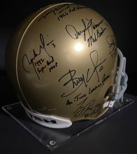 Load image into Gallery viewer, Multi Signed Autographed Notre Dame Helmet Joe Montana Steiner COA NCAA Football