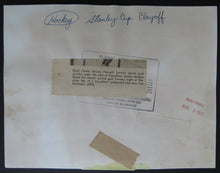 Load image into Gallery viewer, 1962 NHL Stanley Cup Playoff Press Photo Montreal Canadiens - Chicago Blackhawks