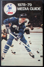 Load image into Gallery viewer, 1978-1979 WHA Media Guide Final Season Gretzky First Pro Season Hockey