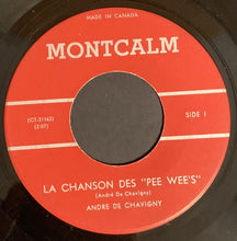 Load image into Gallery viewer, 1963 Quebec International Pee Wee Hockey Tournament Theme Song 45 RPM Record